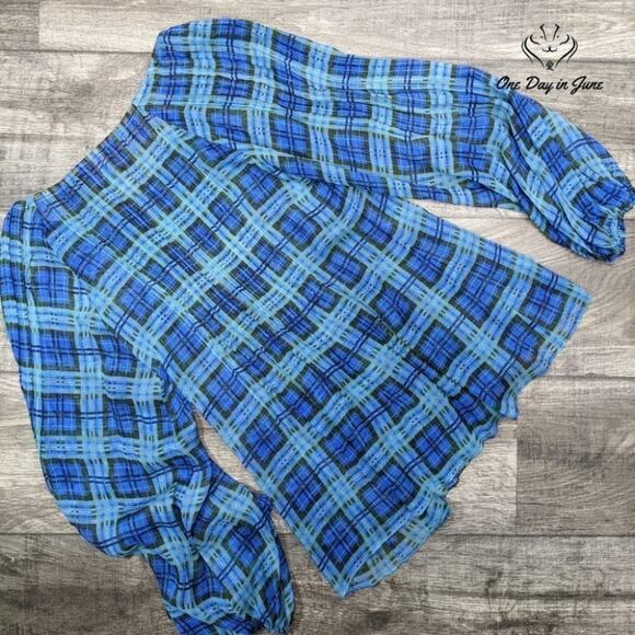 Plenty by Tracy Reese Long Sleeve Sheer top Size 4 - Picture 5 of 5